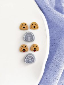 Golden Doodle Clay Earring Cutters