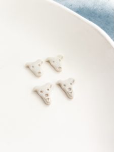 Greyhound Clay Earring Cutter