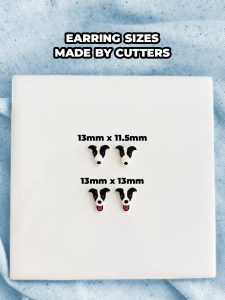 Greyhound Clay Earring Cutter