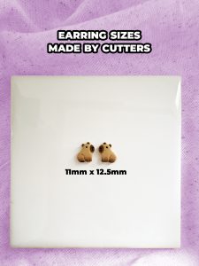 Capybara Clay Earring Cutter